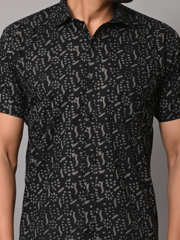 VJR Black Block Premium Half Sleeves