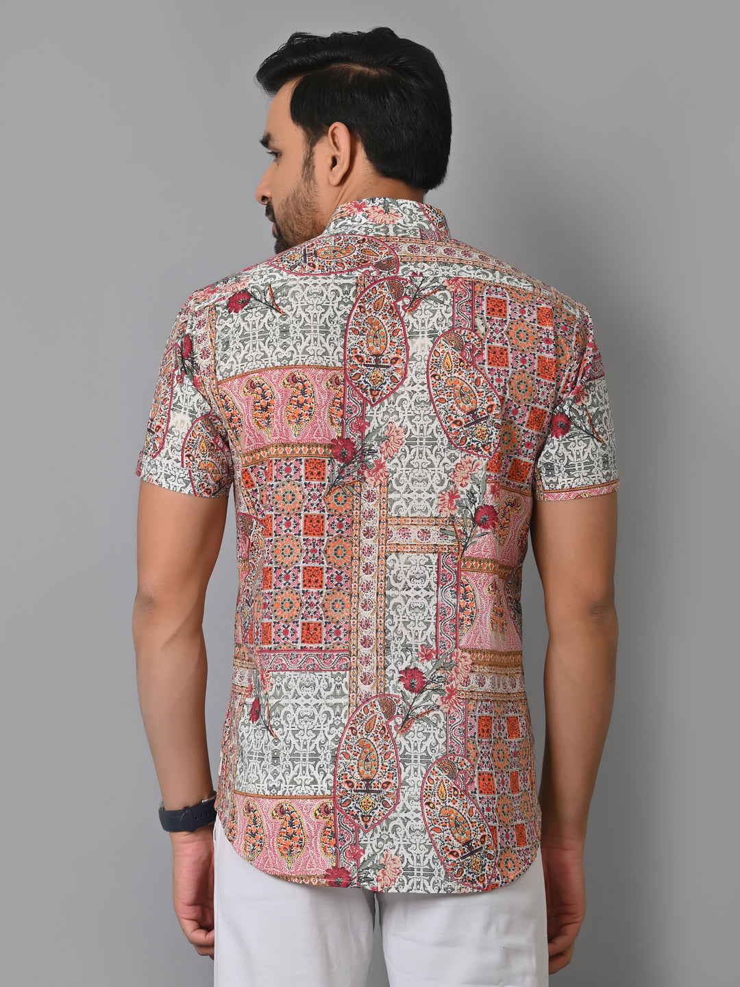 VJR Floral Block Print Shirt