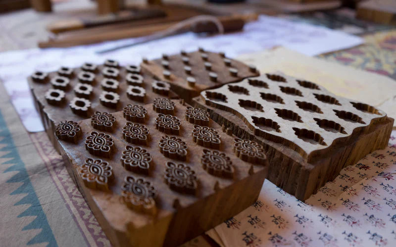 "The Art of Handblock Printing: A Timeless Tradition"