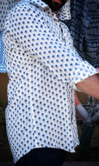 VJR White Floral Full Sleeves Shirt