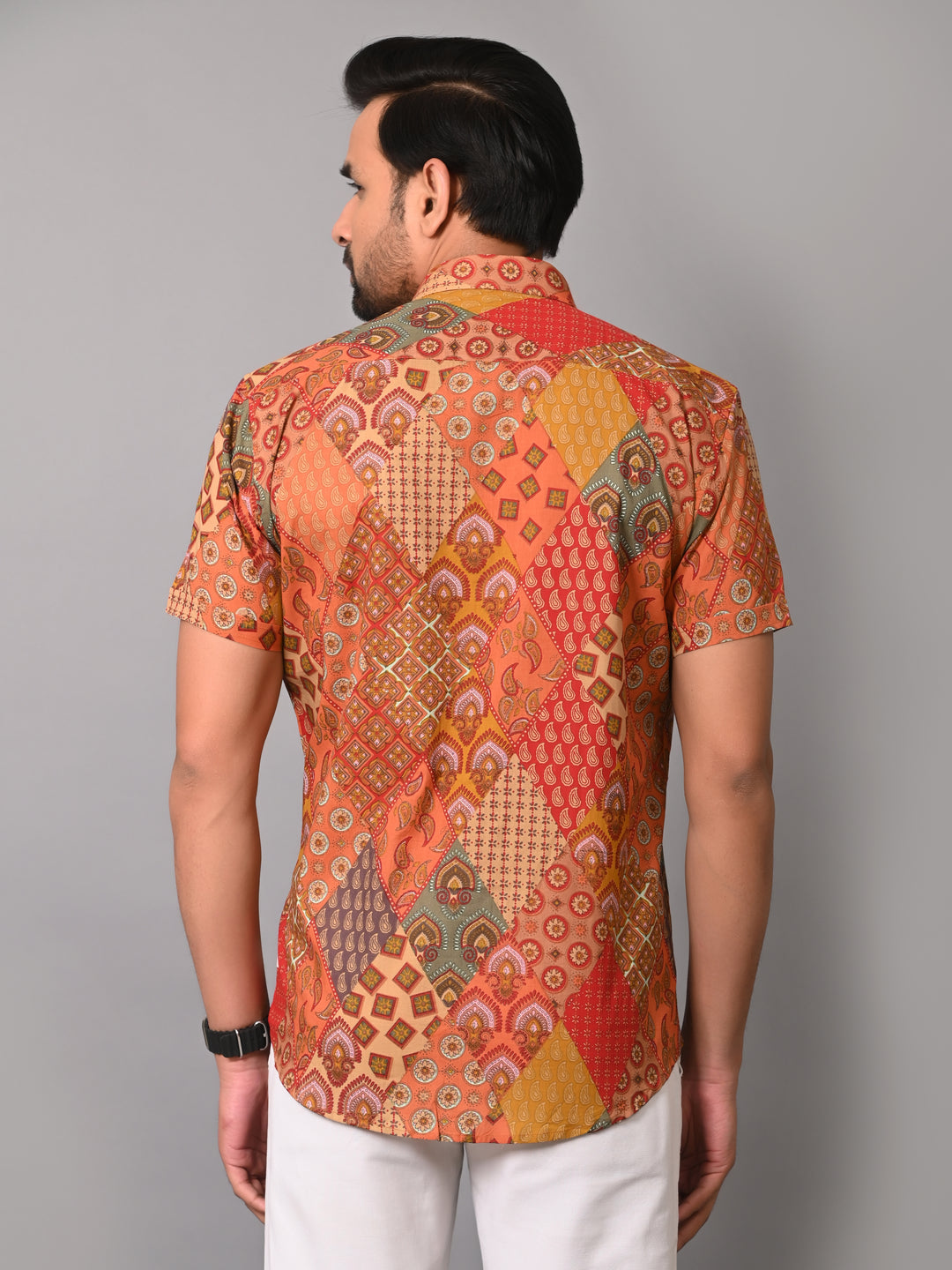 VJR Premium Multi Block Print Half Sleeves