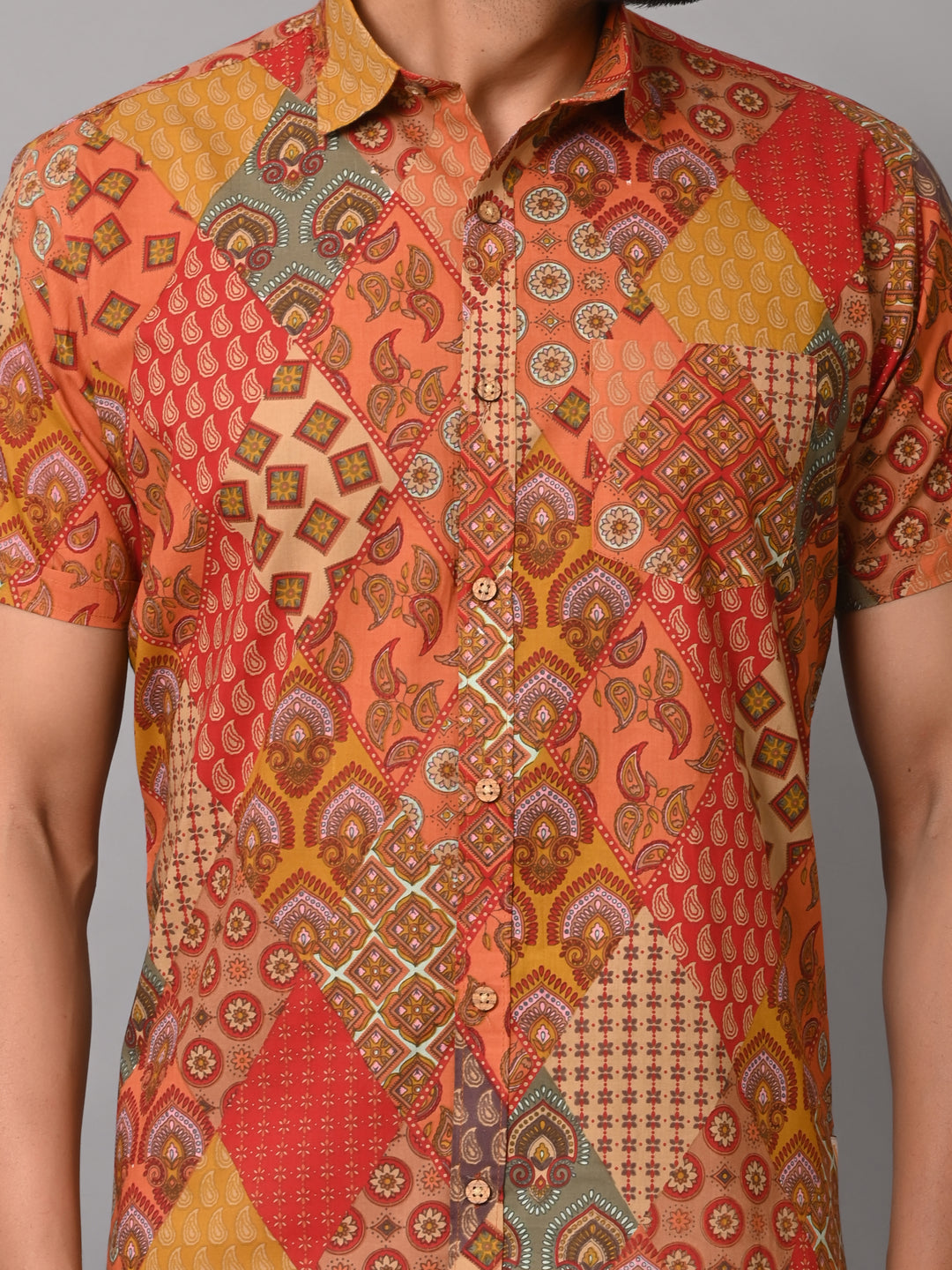 VJR Premium Multi Block Print Half Sleeves
