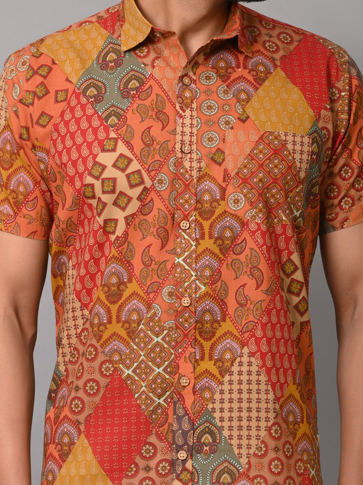 VJR Premium Multi Block Print Half Sleeves