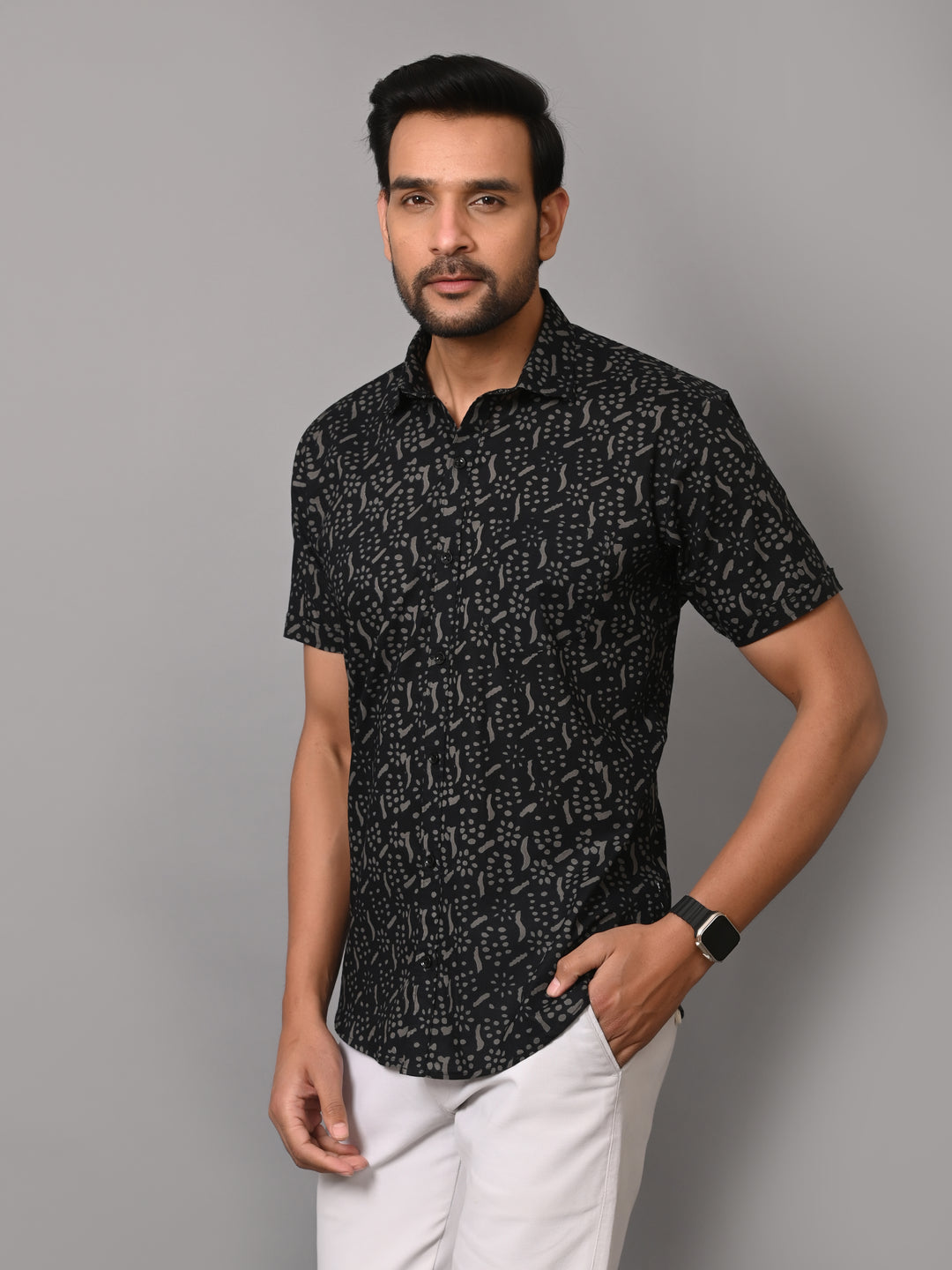VJR Black Block Premium Half Sleeves
