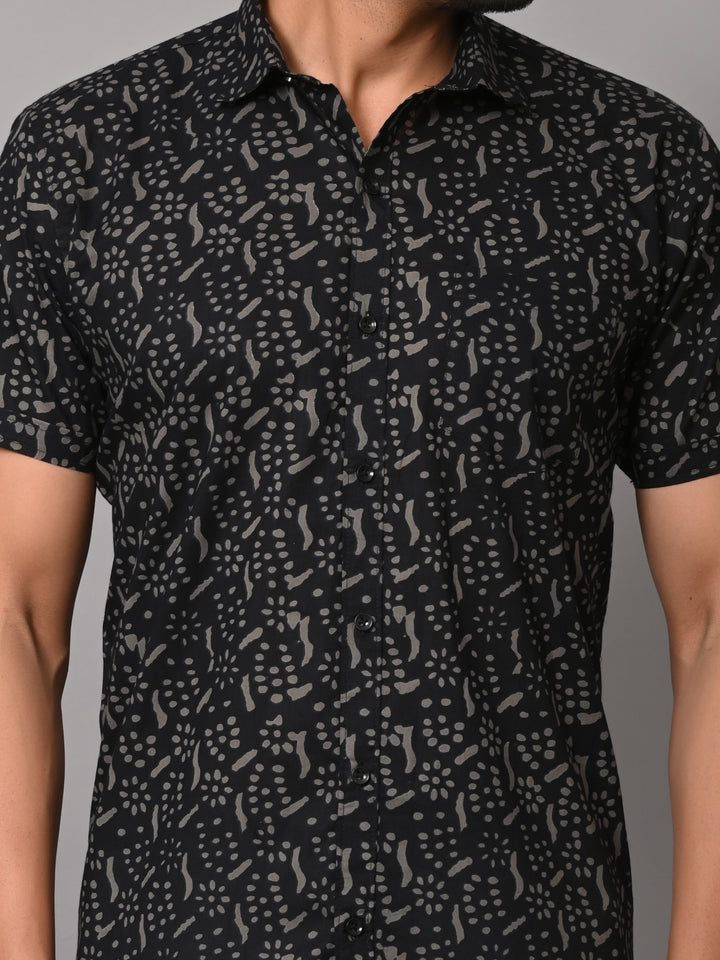 VJR Black Block Premium Half Sleeves