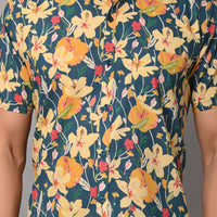 Multi Floral Ultra Luxury Premium Half Sleeve