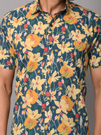 Multi Floral Ultra Luxury Premium Half Sleeve