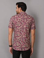 VJR Floral Block Print Premium Half Sleeves