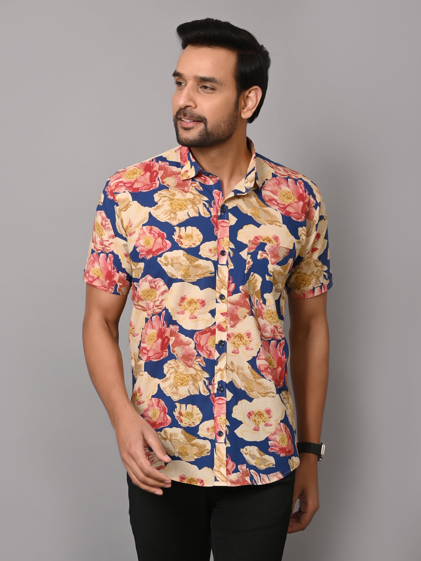 VJR Premium Floral Half Sleeves