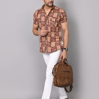 Ethnic Intricacy Half Sleeve Shirt