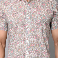 Heritage Floral Charm Half Sleeve Shirt