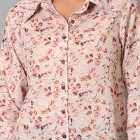 VJR Women Petal Chic Printed Shirt