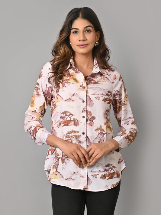 VJR Women Nature’s Palette Printed Shirt