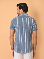 VJR Katha Blue Stripe official Premium Shirt