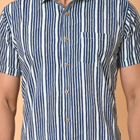 VJR Katha Blue Stripe official Premium Shirt