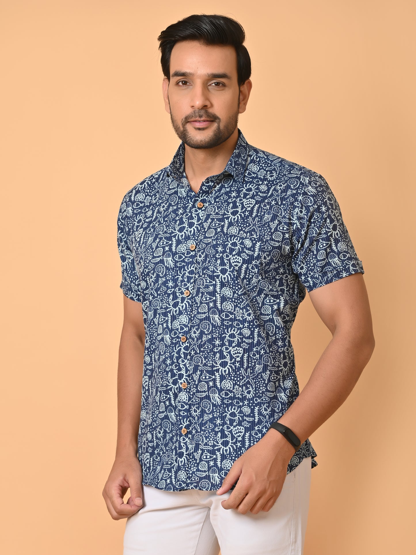 VJR Katha Ocean Creatures Premium Shirt