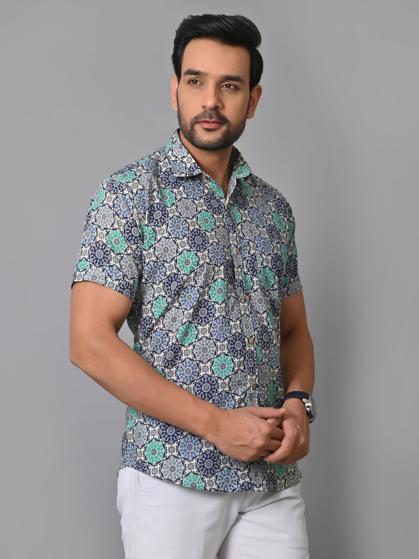 VJR Stylish Octagon Multicolor Shirt