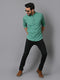 VJR Pearl Green Solid Shirt