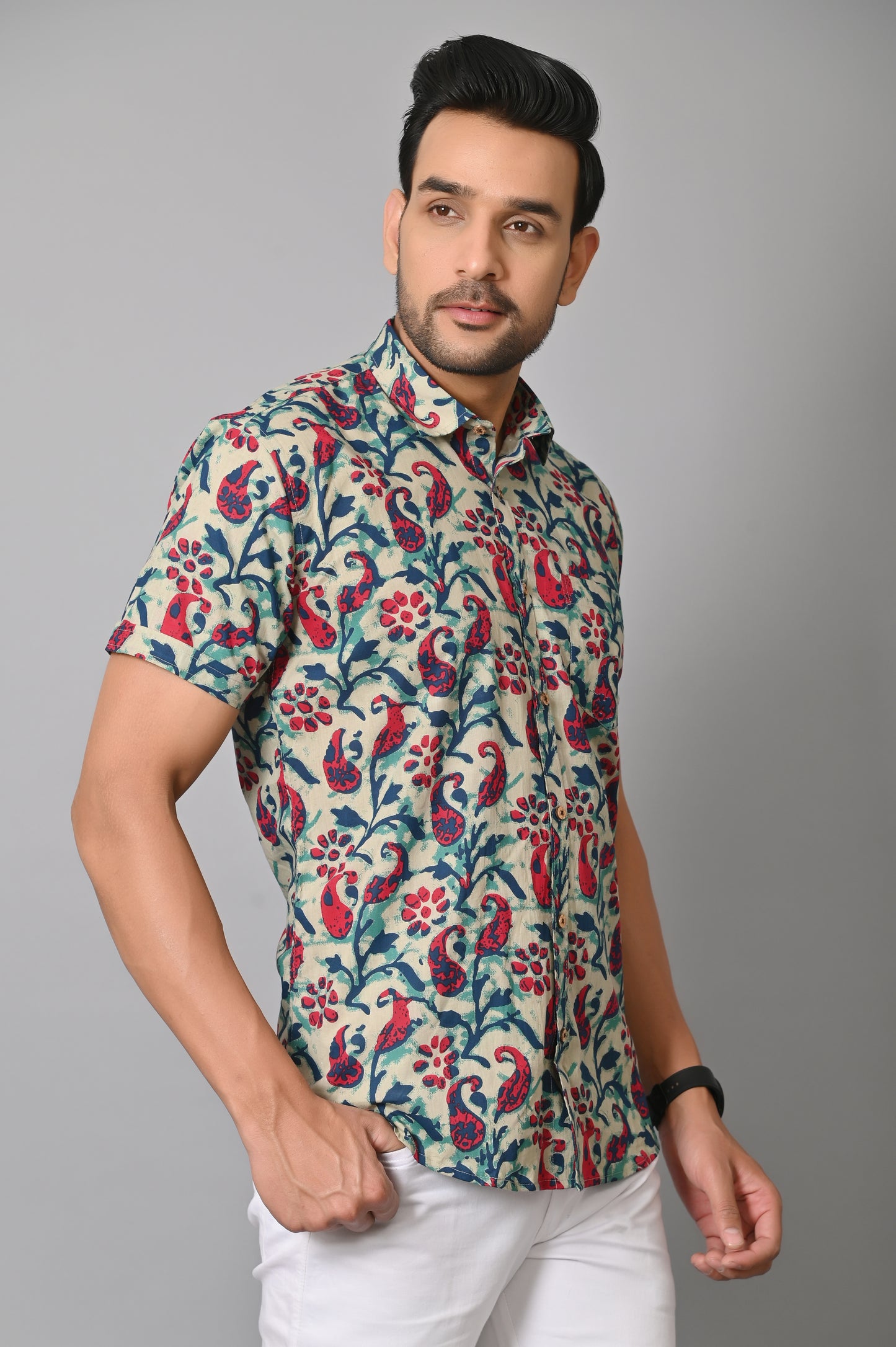 VJR Fashionable Kalamkari Premium Shirt