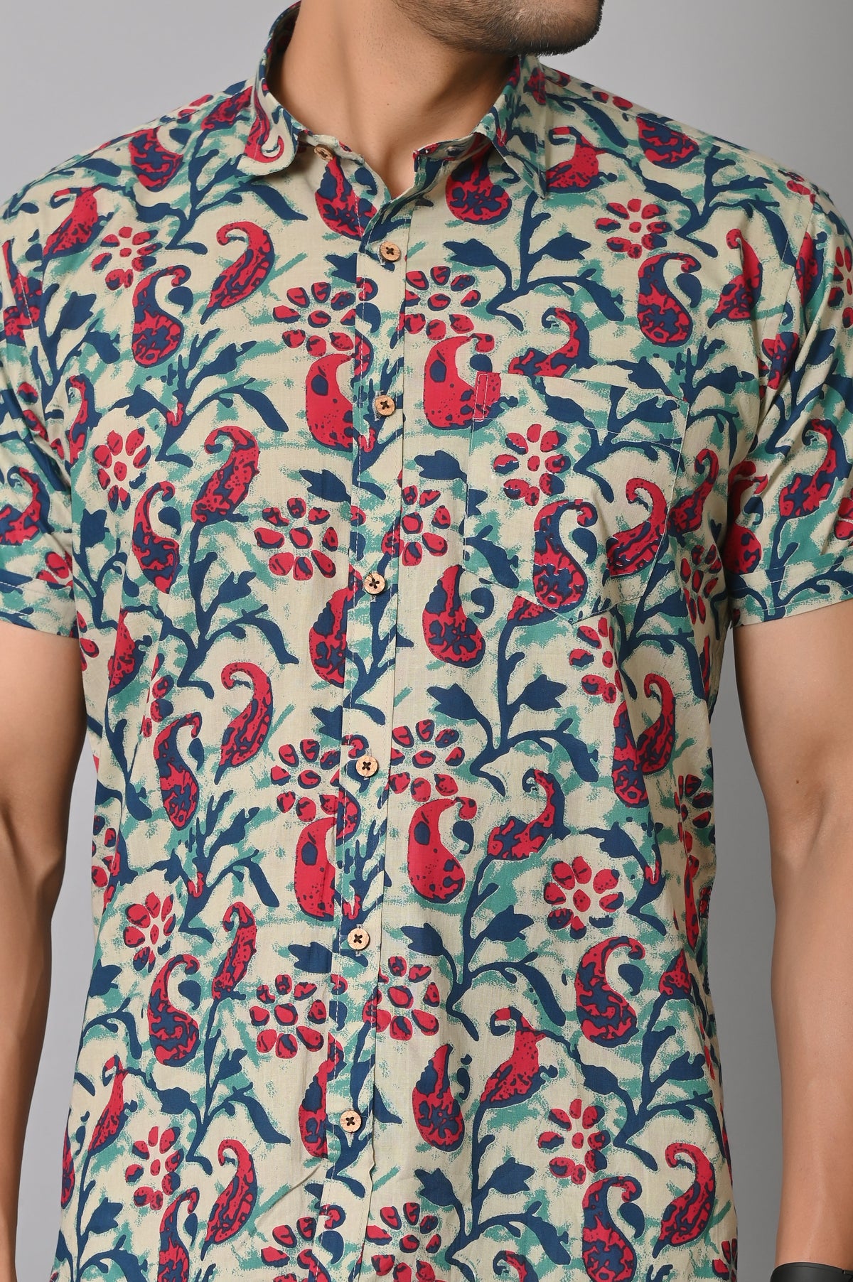 VJR Fashionable Kalamkari Premium Shirt