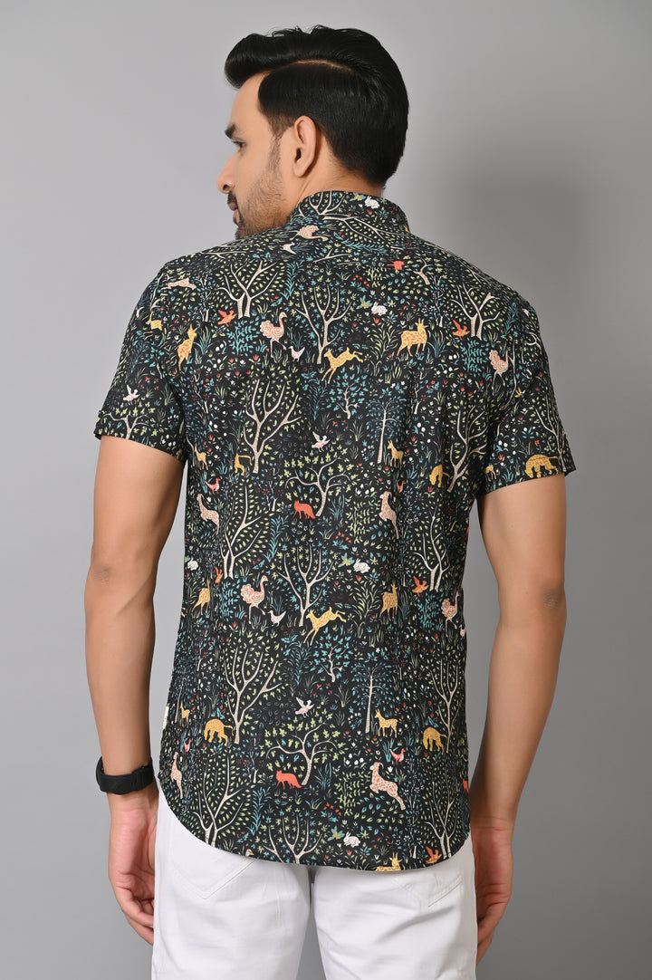 VJR Attractive Jungle Print Premium Shirt