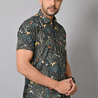 VJR Attractive Jungle Print Premium Shirt