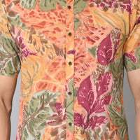 VJR Highest Demanding Colorful Leaf Printed Premium Shirt