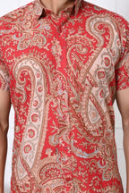 Ranbir Kapoor's Favorite VJR Red Paisley Shirt