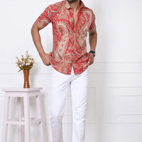 Ranveer Kapoor's Favorite VJR Red Paisley Shirt