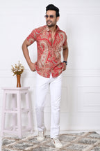Ranbir Kapoor's Favorite VJR Red Paisley Shirt