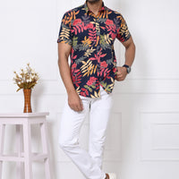 Tropical Twilight Half Sleeves Shirt