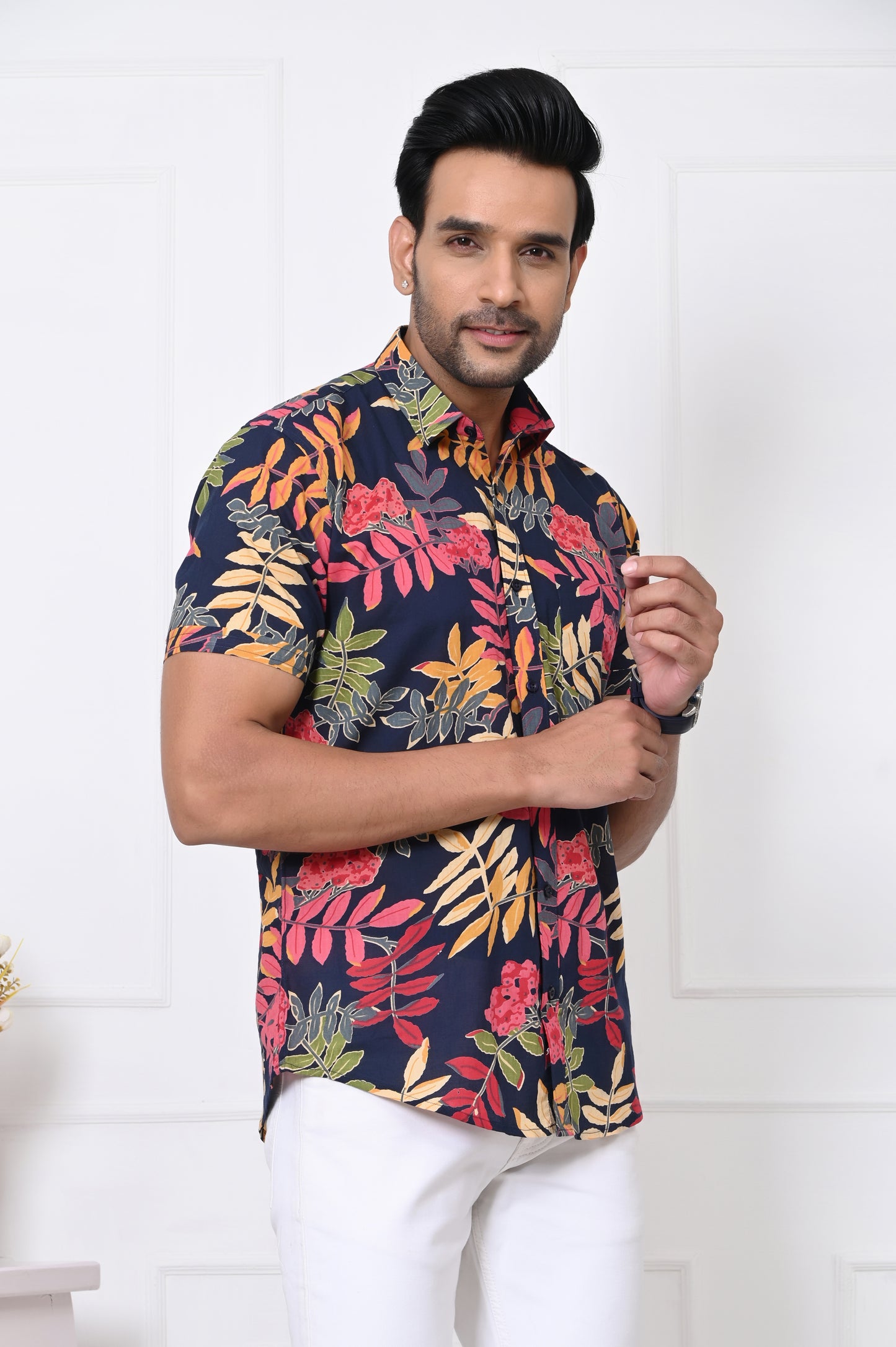 Tropical Twilight Half Sleeves Shirt