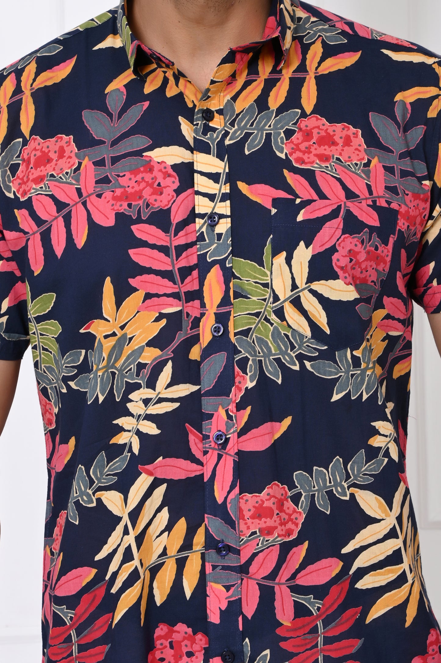 Tropical Twilight Half Sleeves Shirt