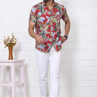 Tropical Burst Half Sleeves shirt