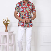 Tropical Burst Half Sleeves shirt