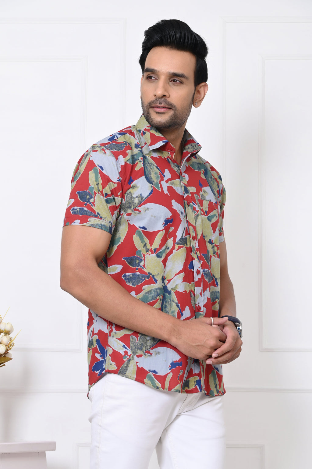 Tropical Burst Half Sleeves shirt