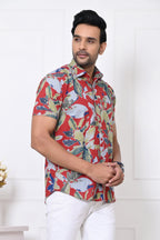 Tropical Burst Half Sleeves shirt