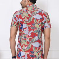 Tropical Burst Half Sleeves shirt