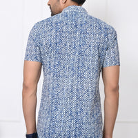 Sapphire Tribal Chic Half Sleeves Shirt