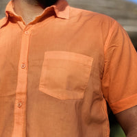 VJR Ombre Orange Color Half Sleeve Shirt