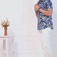 Nautical Urban Artistry Half Sleeves Shirt