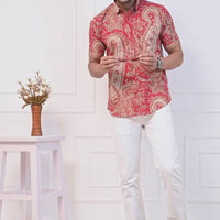 Ranveer Kapoor's Favorite VJR Red Paisley Shirt